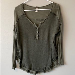 Free People long sleeve top